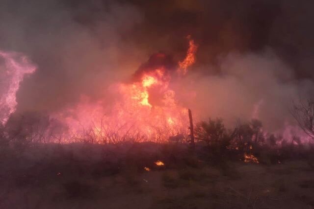 El fuego que se inició el jueves tuvo un reencendido y no pueden controlarlo.