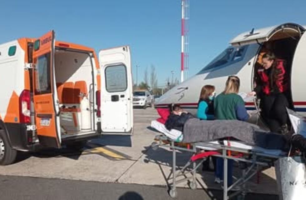 Evacuación aérea: una niña tucumana fue trasladada al Garrahan