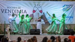 Se vivió a pleno la primera semana de las vendimias distritales de Maipú.