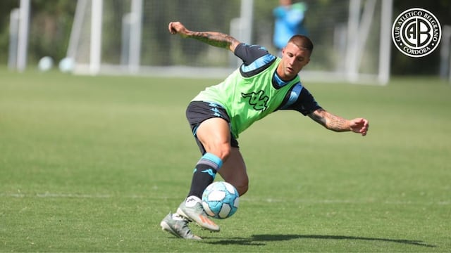 Franco Pardo cumplió en los partidos que le tocó jugar en Belgrano, pero se fue a Río Cuarto. Este martes será rival. (Prensa Belgrano)