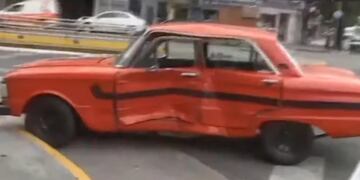 El Falcon ya contaba con una multa por exceso de velocidad. Foto: Captura TN