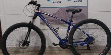 Recuperan bicicleta robada