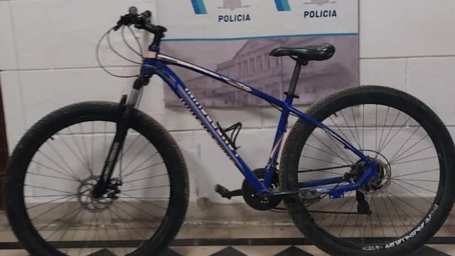 Recuperan bicicleta robada