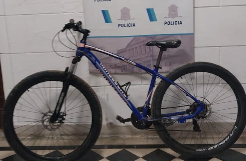 Recuperan bicicleta robada