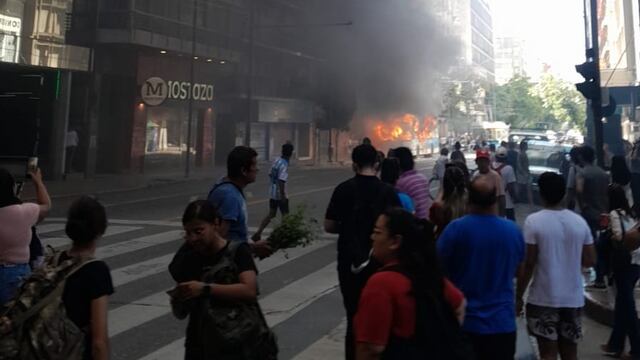 La unidad quedó destruida tras el paso del fuego.