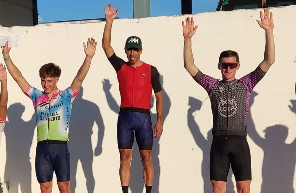 Ciclismo: Juan Ignacio Barone obtuvo el segundo puesto en la carrera Aniversario de Bahía Blanca