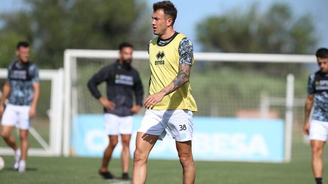 Después de una gastroenterítis, ahora Gabriel Compagnucci quedó al margen en Belgrano por una contractura (Prensa Belgrano).