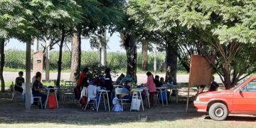 Escuela rural en Campo Santo