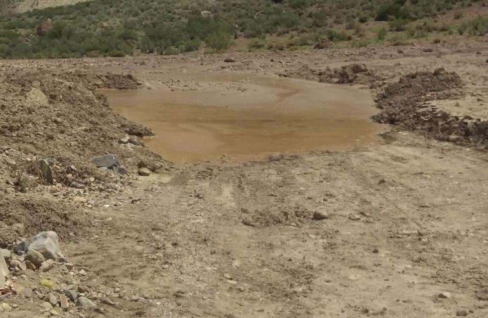 Hay turistas varados en El Sosneado por el corte de la ruta 220