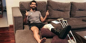 El ex Boca Juniors y Temperley ya se había perdido dos partidos por una lesión muscular. (@josueayalaok)