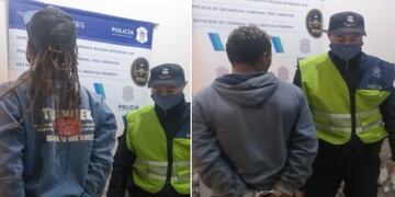 Tres personas fueron detenidas por robar chapas y resistirse a la autoridad