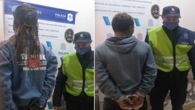 Tres personas fueron detenidas por robar chapas y resistirse a la autoridad