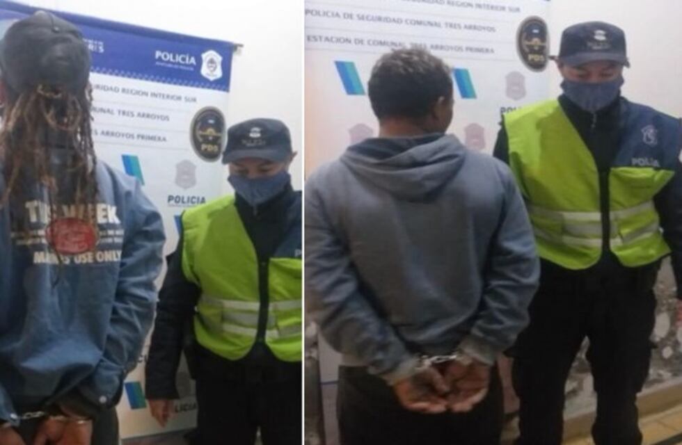 Tres personas fueron aprehendidas por robar chapas y resistirse a la autoridad