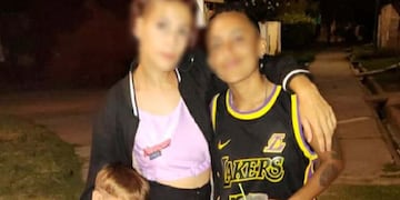 La madre y la pareja de Lucio Dupuy ambas detenidas acusadas por el asesinato del niño. Gentileza