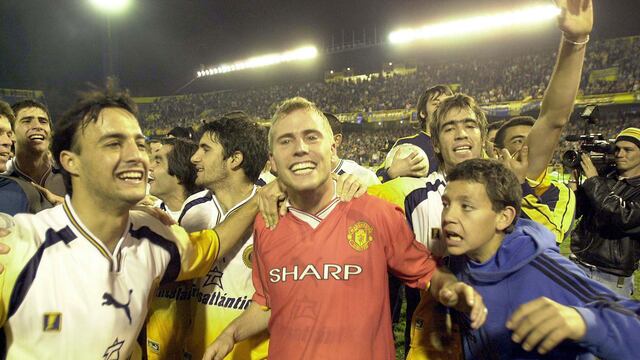 Luciano Figueroa fue la figura de aquel triunfo por 7 a 2 sobre Boca Juniors con cinco tantos. (DYN)