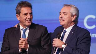 Alberto Fernández mostró su apoyo para con Massa: "Sergio es la persona mejor preparada". Foto: Archivo