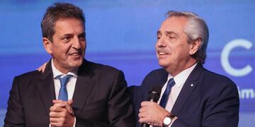 Alberto Fernández mostró su apoyo para con Massa: "Sergio es la persona mejor preparada". Foto: Archivo