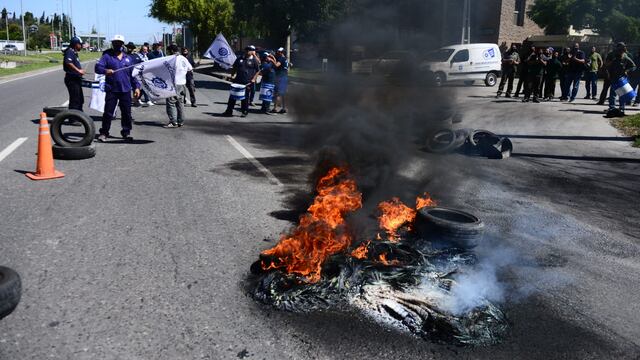 La protesta de los trabajadores de Electroingeniería (José Hernández).