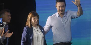 Patricia Bullrich junto a Luis Petri. Foto: Federico López Claro