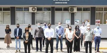 Rodrigo Aristimuño estuvo presente en San Nicolás en la reunión de presidentes de consorcios de puertos de la provincia