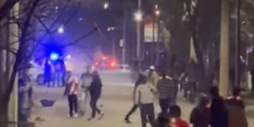 Feroz pelea luego de un partido de fútbol.