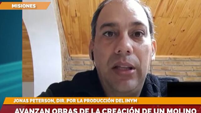 Obras del molino yerbatero en Comandante Andresito.