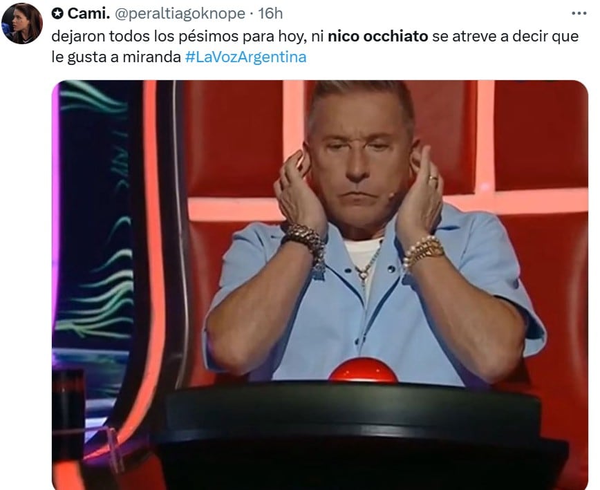 Tras el desafortunado comentario de Nico Occhiato en La Voz Argentina, estallaron los memes