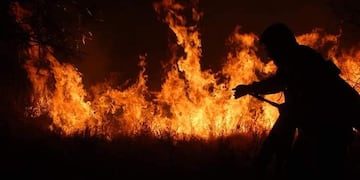 Incendio en Bialet Massé (Gentileza: Ariel Luna)