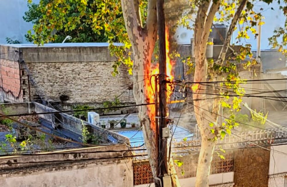 Susto en el sur de Rosario: se incendiaron cables y desde la EPE les dijeron que “no tenían cuadrilla”