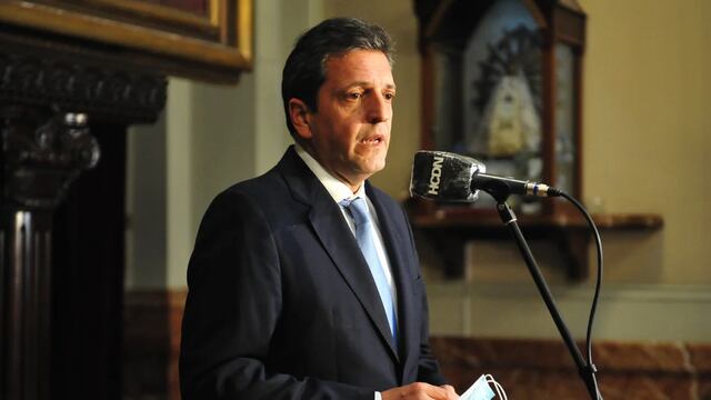 Sergio Massa impulsó un proyecto de ley sobre impuesto a las Ganancias. (Foto; Cámara de Diputados)