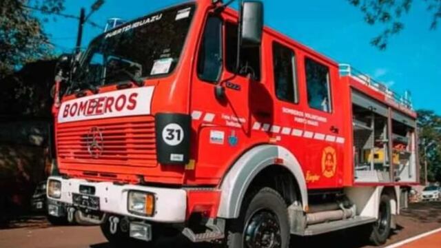 Rápido accionar de bomberos en Puerto Iguazú truncó incendio. Archivo.