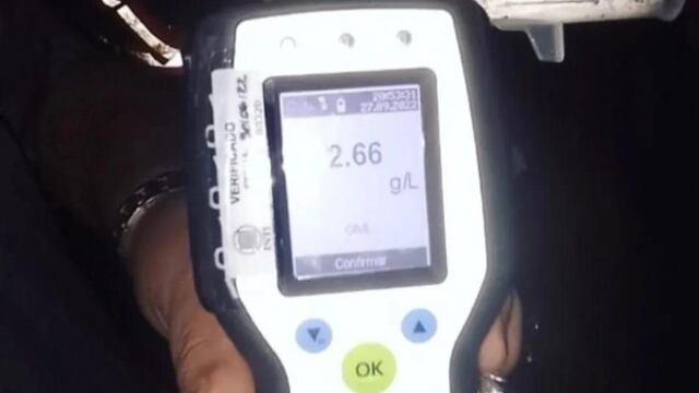 Jardín América: conductor con 2,66 de alcohol en sangre fue detenido sobre la ruta 12.