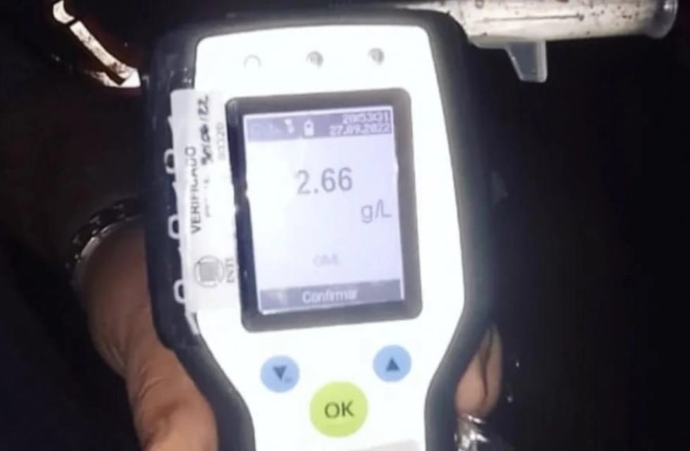 Jardín América: conductor con 2,66 de alcohol en sangre fue detenido sobre la ruta 12