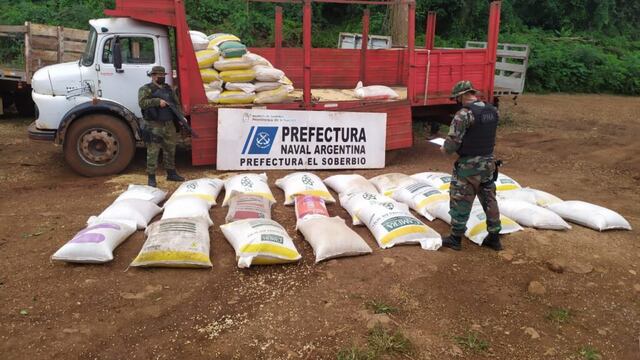 Secuestran granos de soja de origen ilegal en El Soberbio.