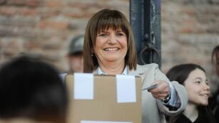 Paso 2023  Eelecciones Argentina
Patricia Bullrich votando en la rural
Voto electronico
Foto Federico Lopez Claro