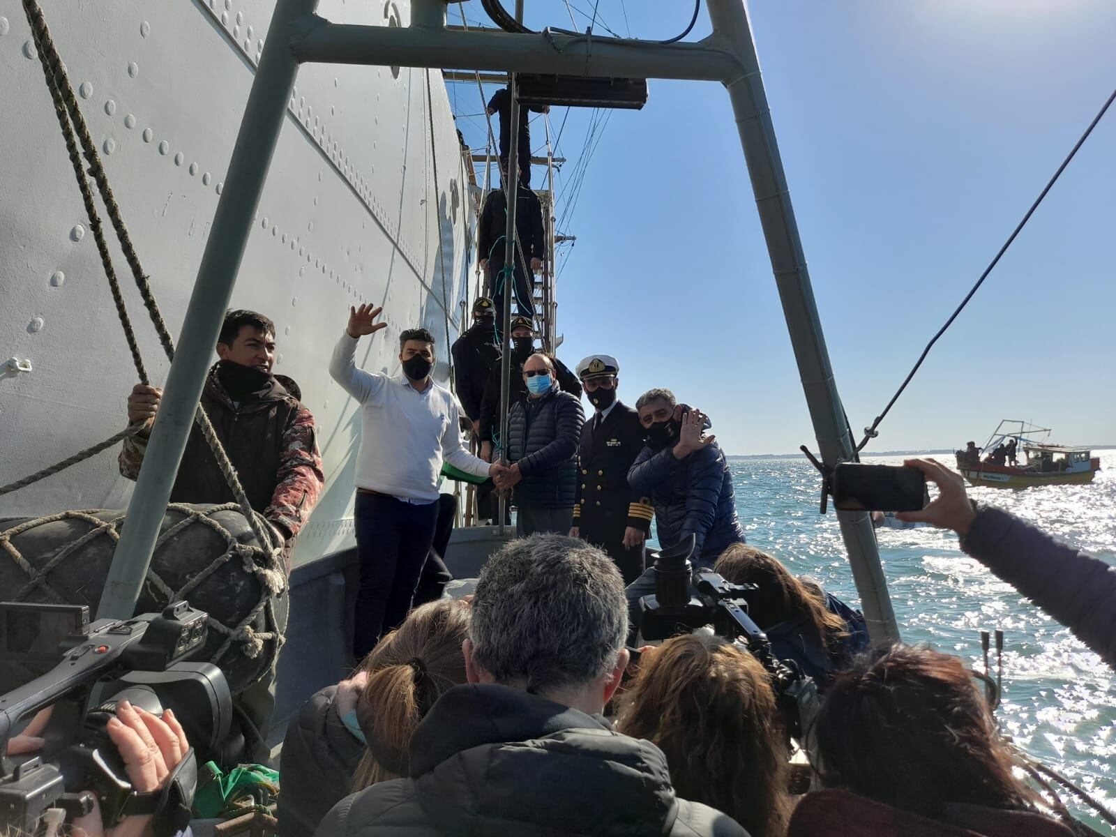 Fragata Libertad en Claromecó