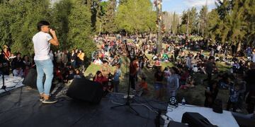 El festejo por el Día del Estudiante en el Parque de los Jóvenes