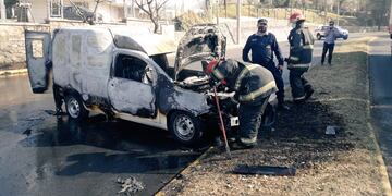 Así quedó el utilitario (Gentileza Javier Sassi).