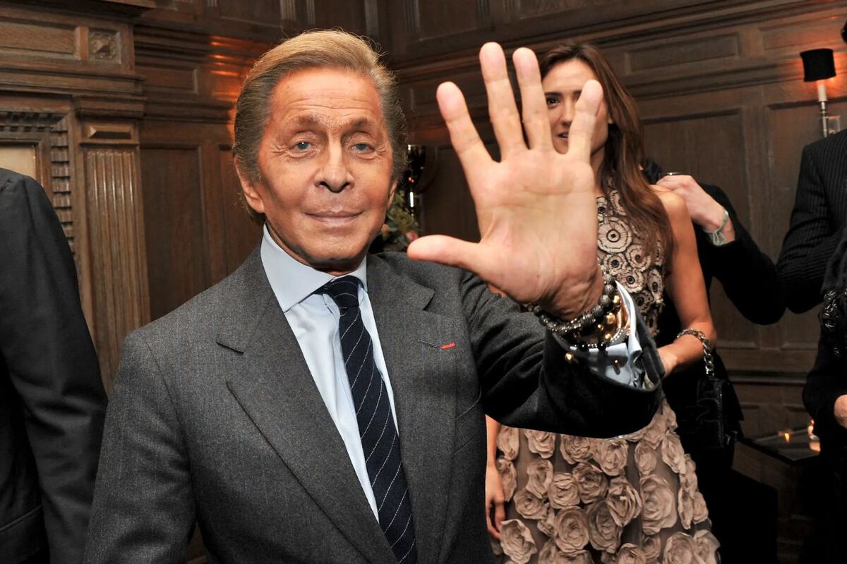 Murió el diseñador de moda italiano Valentino
