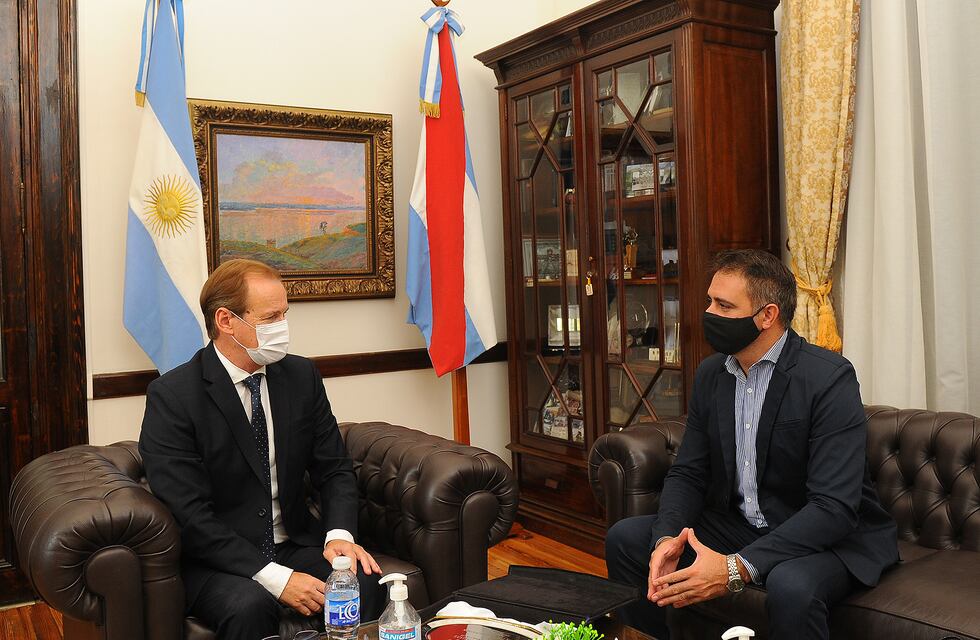 Davico se reunió con el gobernador Gustavo Bordet