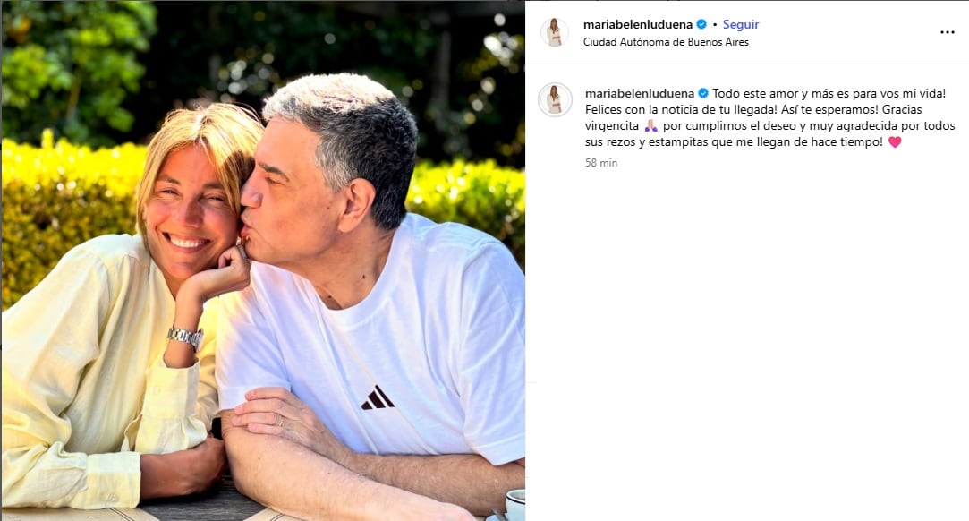María Belén Ludueña y Jorge Macri esperan su primer hijo