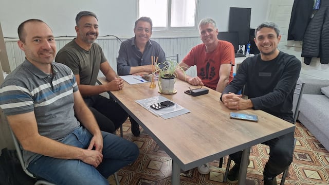 El equipo de la Secretaría de Desarrollo Económico Sustentable que estará cargo de Miguel Sánchez (en el centro de la imagen).