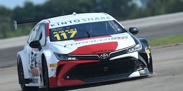 Matías Rossi, vencedor en Brasil con Toyota.