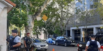 Megaoperativo policial en Tribunales