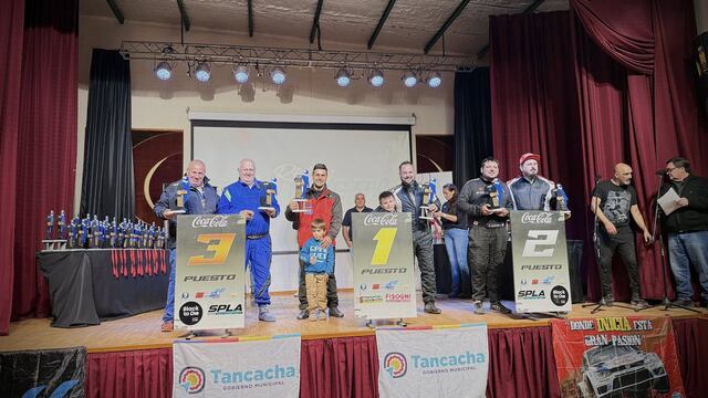 Víctor Mondino y Walter González binomio de Arroyito Rally de Tancacha