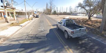 Este es el Carril Adriano Gómez, lugar donde los oficiales encontraron a la joven mamá a punto de dar a luz.