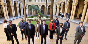 Reunión de intendentes en la Casa Rosada. (Foto: Presidencia)