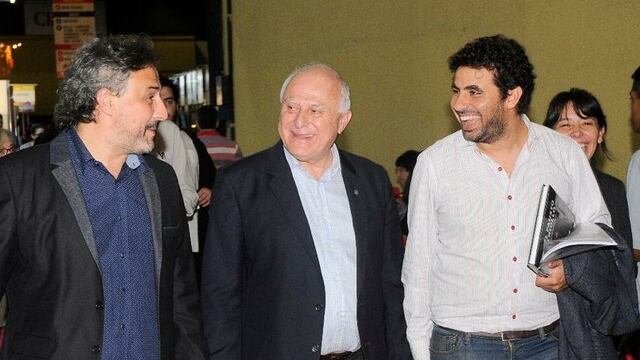 Horacio Ríos, Miguel Lifschitz y Facundo De Michele. (@horaciojrios)