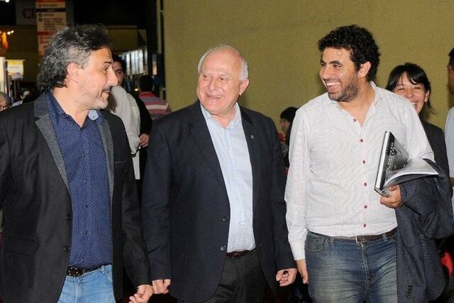 Horacio Ríos, Miguel Lifschitz y Facundo De Michele. (@horaciojrios)