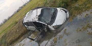 Accidente en la autopista.